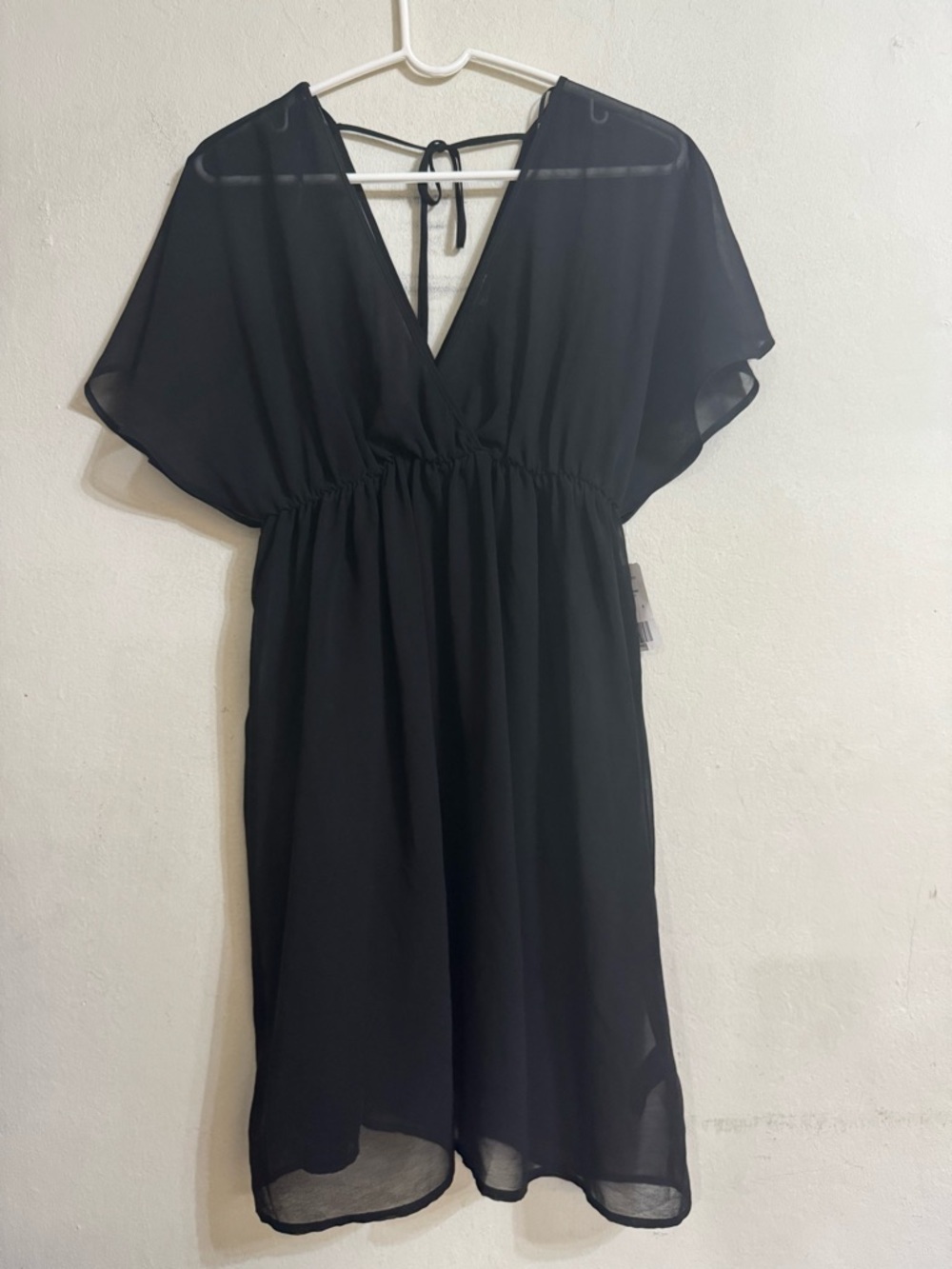 Forever 21 black swimsuit coverup size small NWT